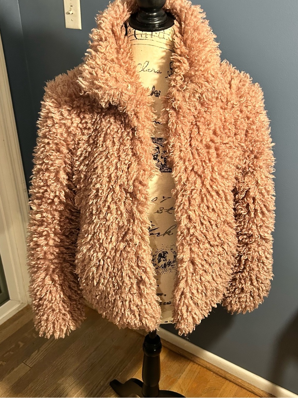 If by the sea teddy crop jacket